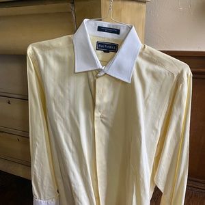 Yellow Mens dress shirt